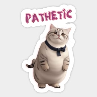 Judgmental Cat Sticker